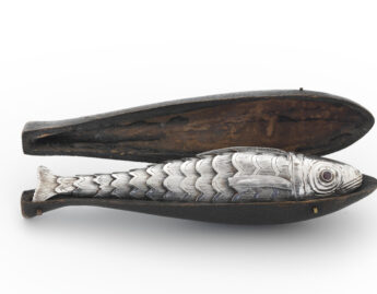 British, Vinaigrette in the form of a fish with case
