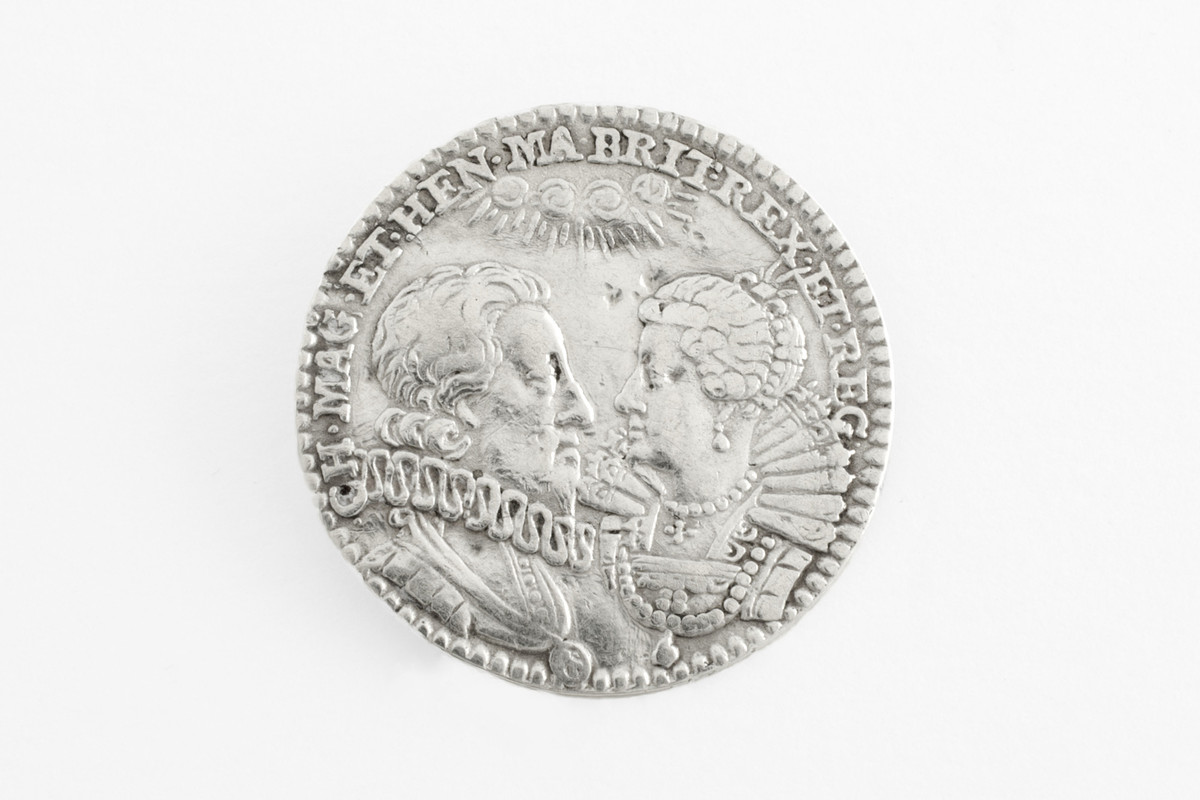 British, Charles I and Henrietta Maria marriage medal
