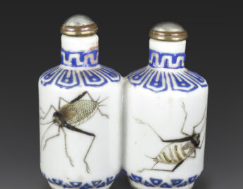 Maker Unknown (Chinese), Double snuff bottle with crickets, late 19th century