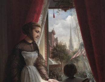 Oscar Kunath (German, 1830-1904), He Does Not Return (detail), 1867