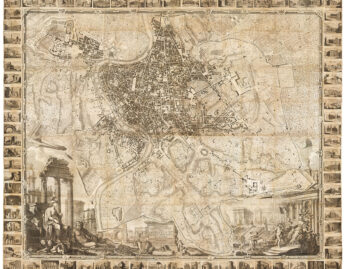 Nolli, Giovanni Battista; Pronti, Domenico, Nuova Pianta di Roma