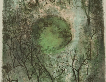 Zao Wou-Ki, Le soleil rouge [The Red Sun]