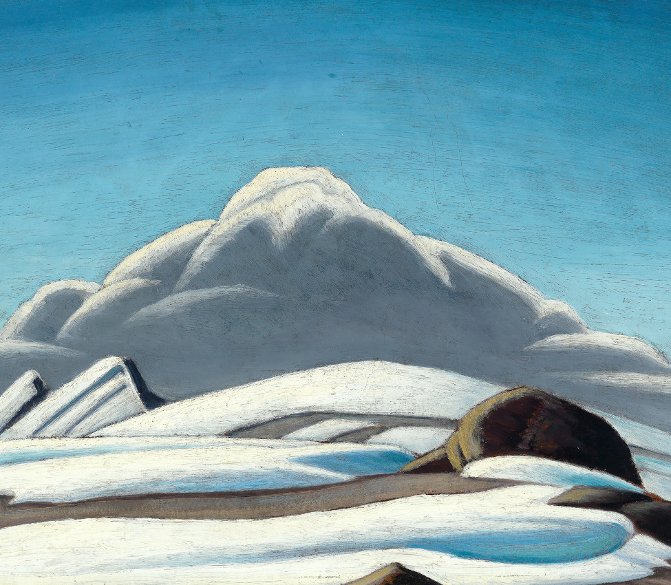 Lawren Harris (Canadian, 1875-1970), Mountain Sketch (detail), ca 1924-28