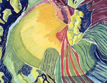 Aline Feldman (American, b. 1928), Hillside Unfurling (detail), 1995