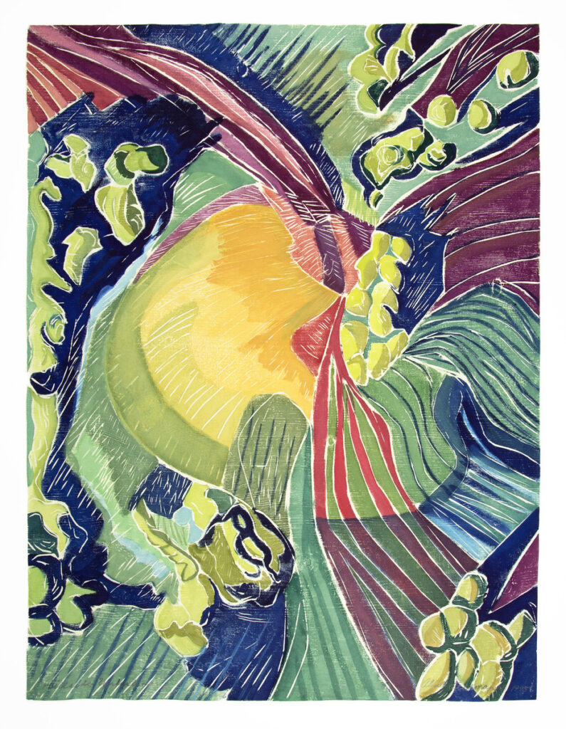 Aline Feldman (American, b. 1928), Hillside Unfurling, 1995