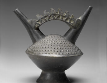 Maker Unknown (Lambayeque), Double spout and bridge vessel