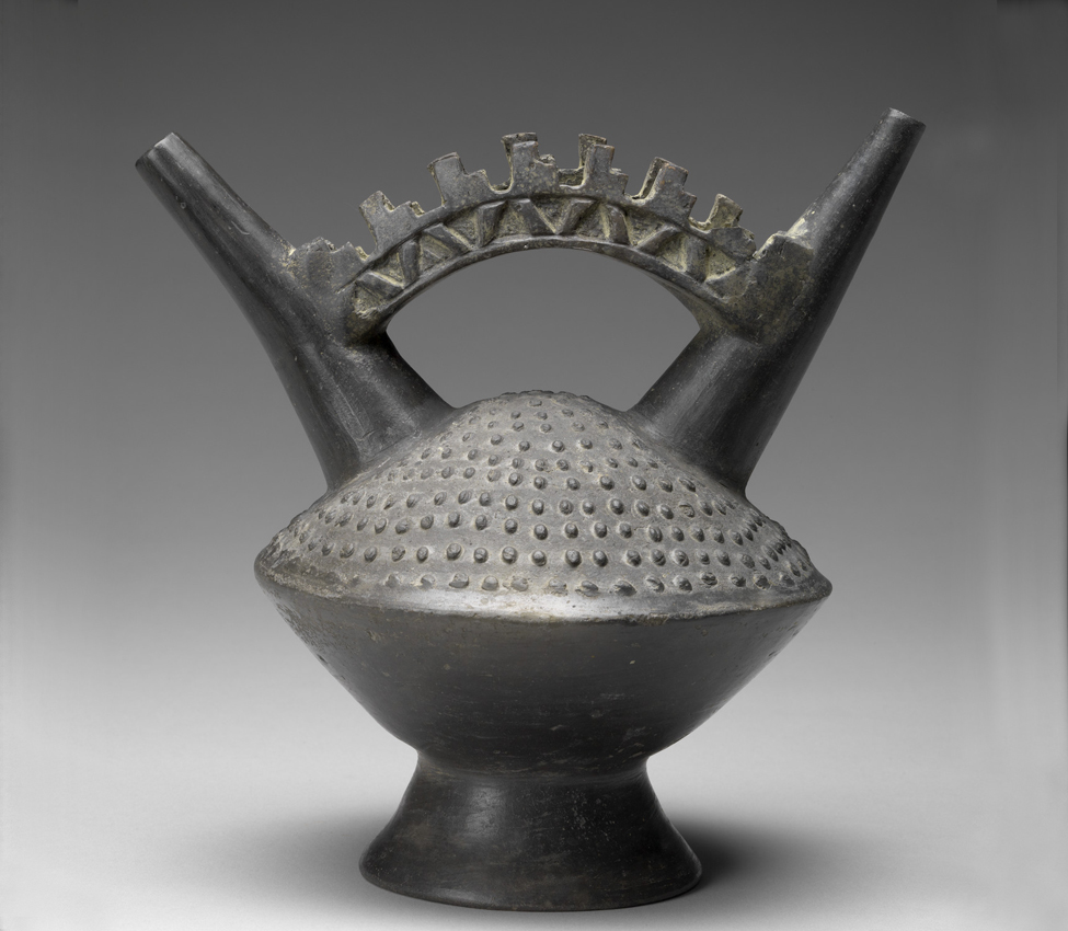 Maker Unknown (Lambayeque), Double spout and bridge vessel