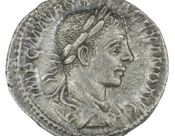 Roman, Denarius of Alexander Severus, obv.