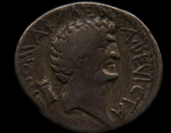 Roman, Denarius of Cleopatra VII and Mark Antony