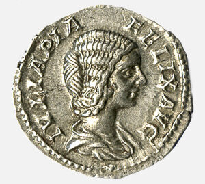Septimius Severus (minted under), Denarius of Julia Domna