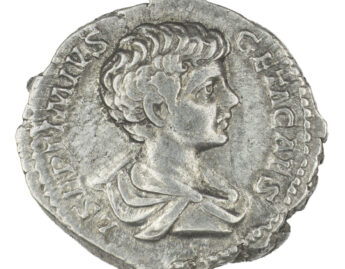 Roman, Denarius of Geta, recto