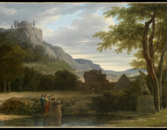 Valenciennes, Pierre Henri de, Classical Greek Landscape with Girls Sacrificing Their Hair to Diana