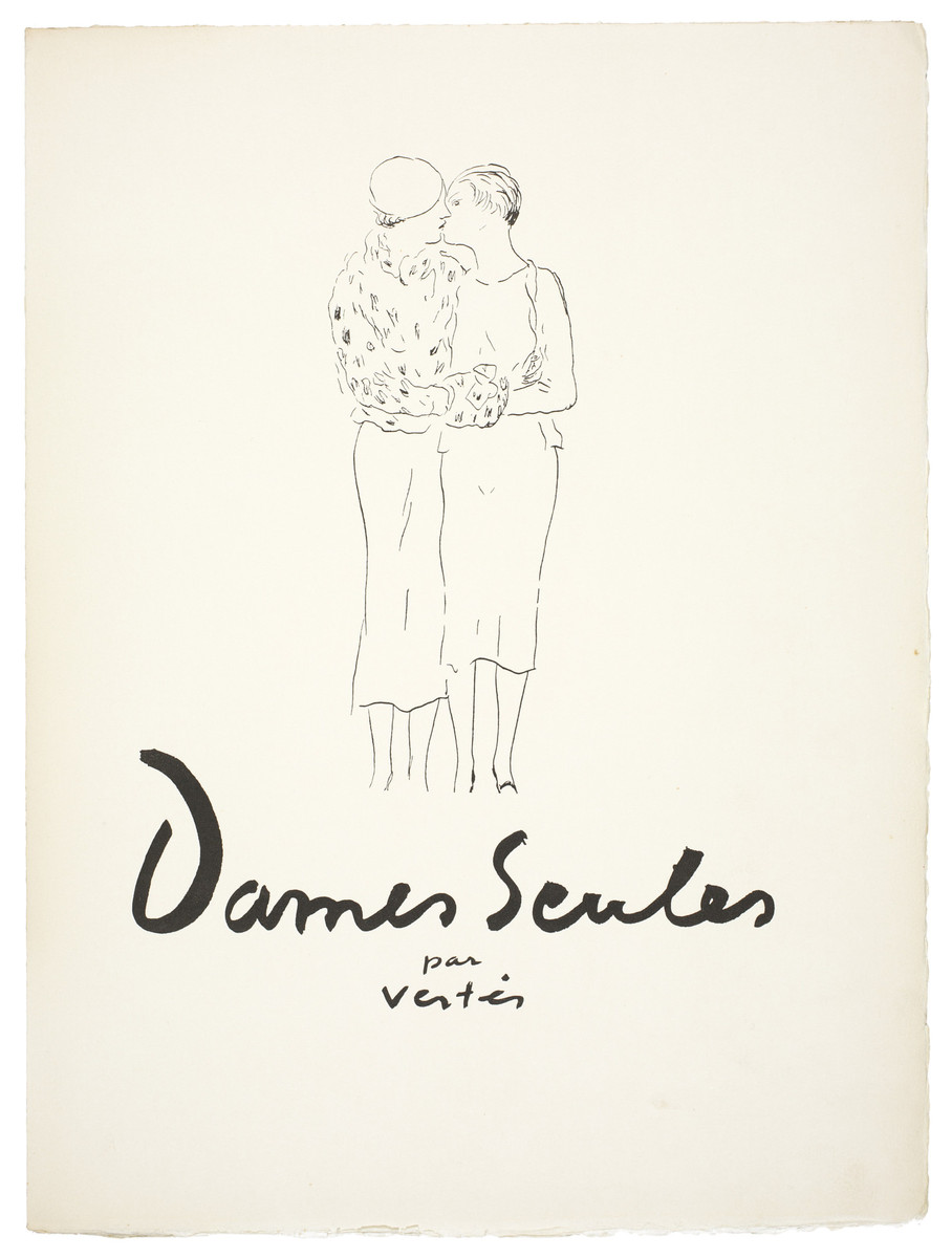 Marcel Vertès and Francis Carco, Dames Seules (Paris: Duchatel, 1932)
