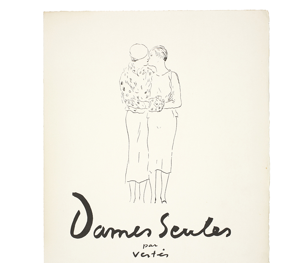 Marcel Vertès and Francis Carco, Dames Seules (Paris: Duchatel, 1932).