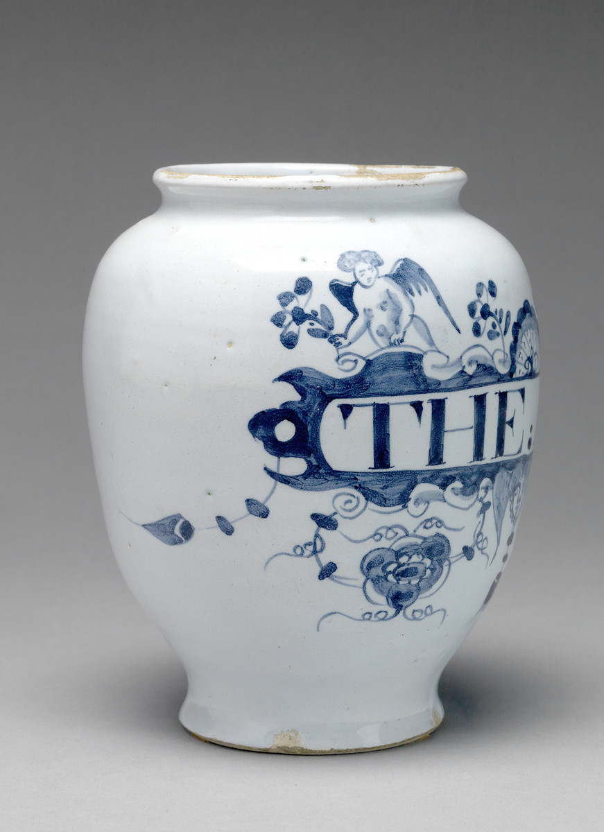 British, drug jar