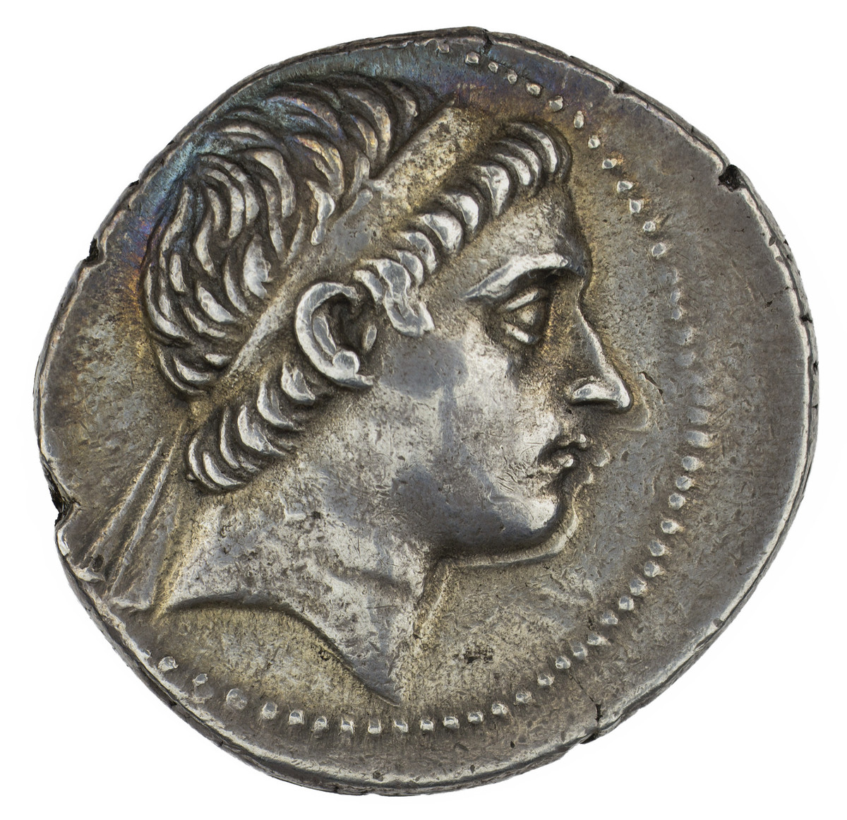 Greek, Tetradrachm of Antiochus II, Theos, recto