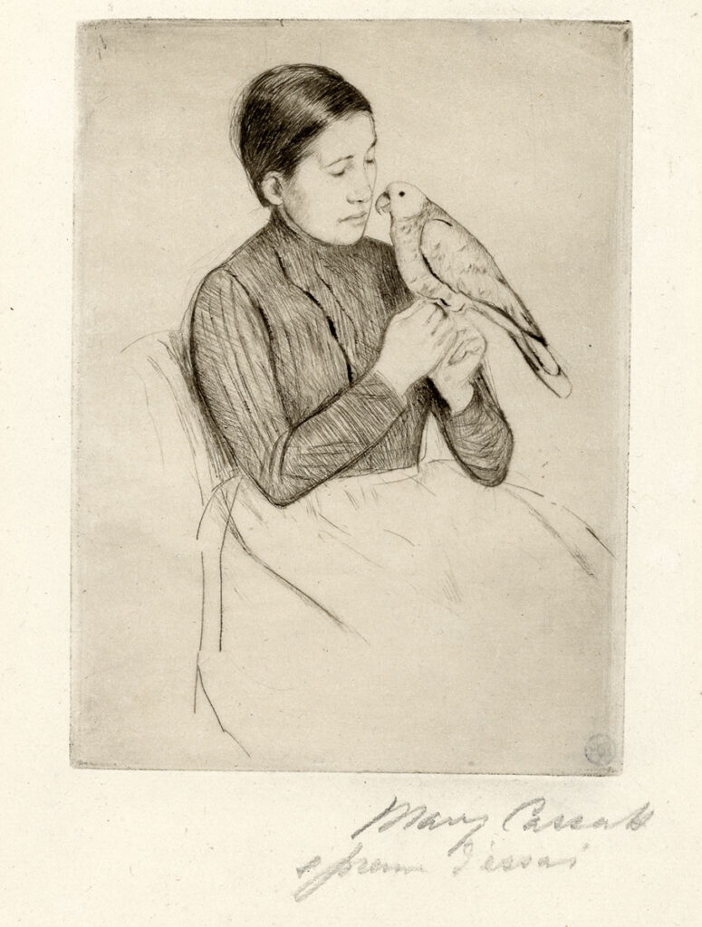 Cassatt, Mary, The Parrot