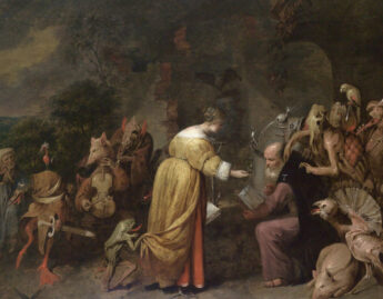 David III Ryckaert (Flemish, 1612-1661), The Temptation of Saint Anthony, 1649 (detail)