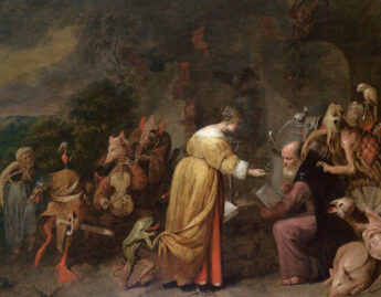 David Ryckaert III (Flemish, 1612-1661), The Temptation of Saint Anthony (detail), 1649