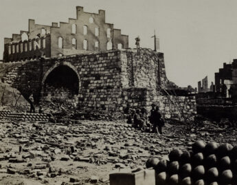 Alexander Gardner (American, b. Scotland, 1821-1882), Incidents of the War, Ruins of Arsenal, Richmond, VA (detail), 1865 April