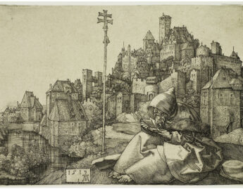 Dürer, Albrecht, Saint Anthony Before a City