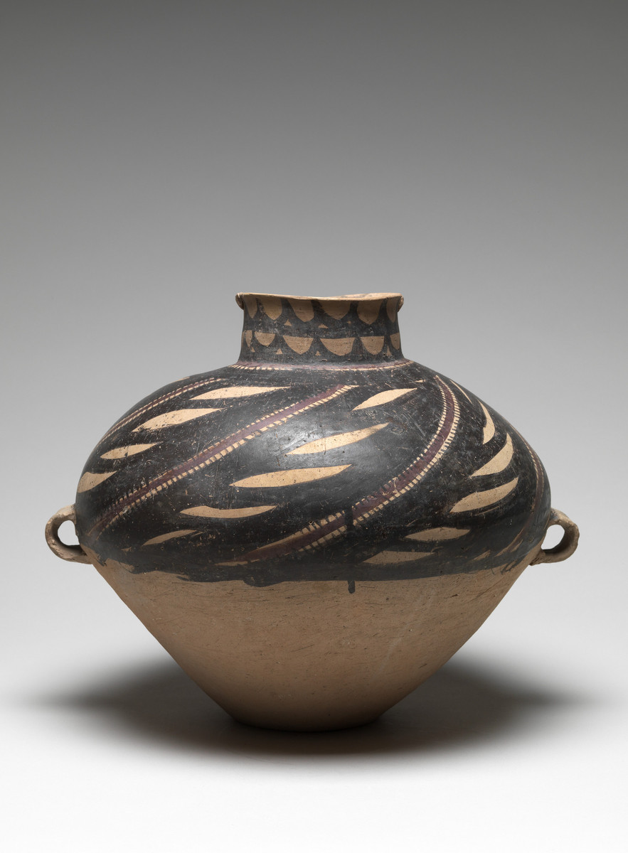 Chinese, Funerary storage jar