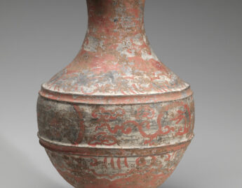Chinese, Jar (hu) with chariot scene