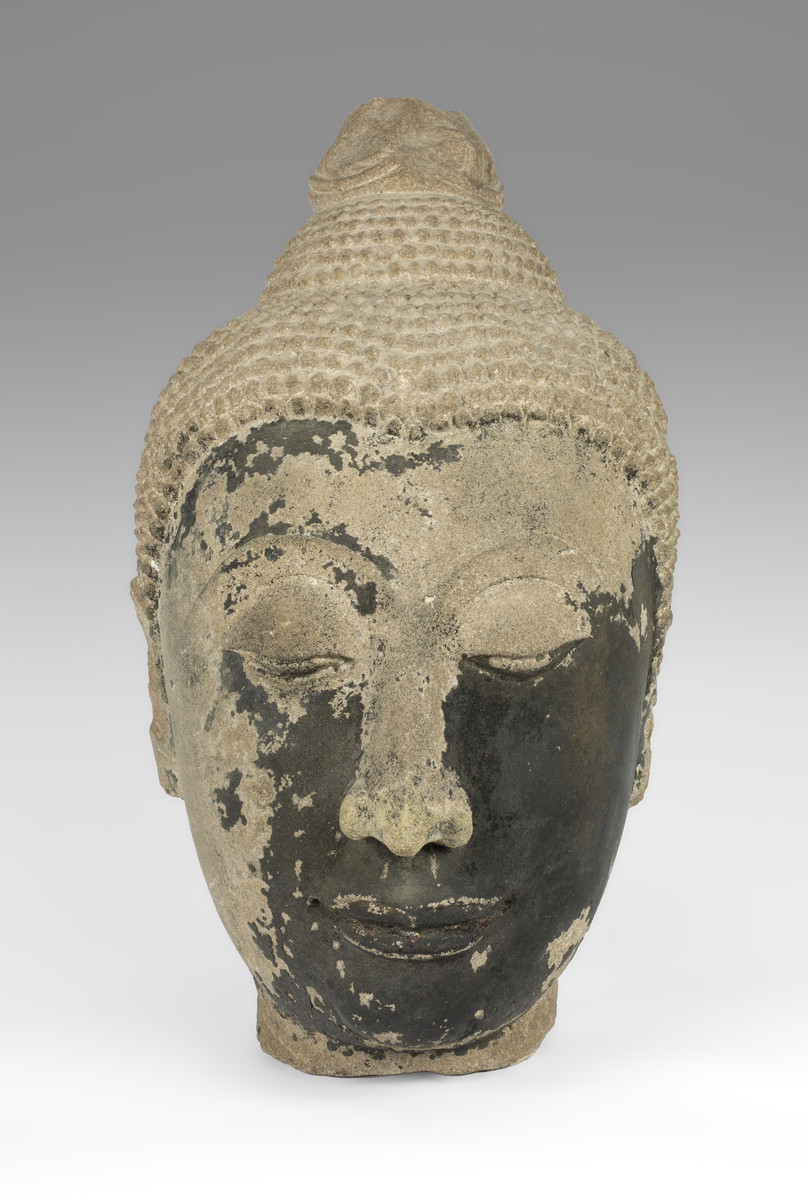 Maker Unknown (Thai), Head of Buddha, 14th-15th century (Ayutthaya Period)