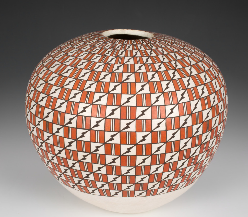 Grace Chino (Acoma Pueblo; American, 1929-1994), Seed pot, last quarter of the 20th century