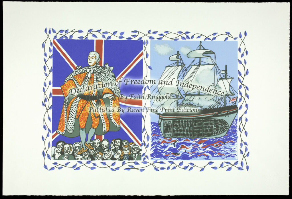 Faith Ringgold (American, b. 1930), Declaration of Freedom and Independence, 2009