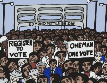 Faith Ringgold (American, b. 1930), Taxes on us Without our Consent (from the portfolio Declaration of Freedom and Independence) (detail), 2009
