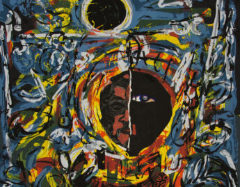David Clyde Driskell (American, b. 1931), Night Vision (detail), 2007