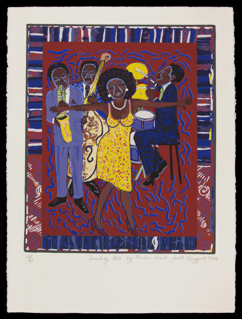 Faith Ringgold (American, 1930- ), Somebody Stole My Broken Heart, 2007