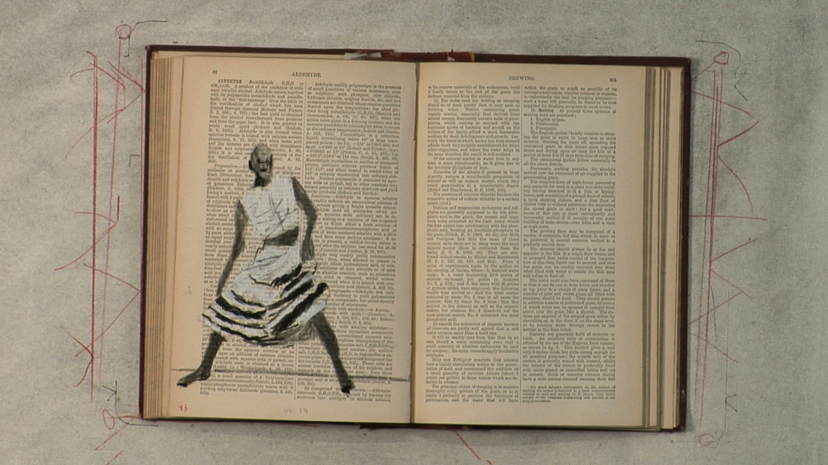 William Kentridge (South African, b. 1955), Tango for Page Turning (detail), 2012-2013