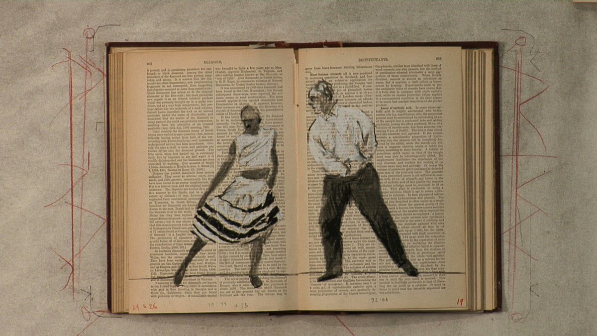 William Kentridge (South African, b. 1955), Tango for Page Turning (detail), 2012-2013