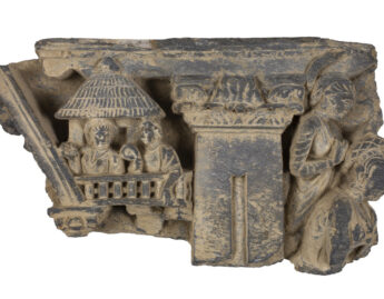 Unknown (Gandharan), [Figures with architecture], ca. 1st century BCE - 7th century CE