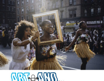 Lorraine O'Grady (American, b. 1934), Art Is...(Dancer in Grass Skirt) (detail), 1983 image capture / 2009 print