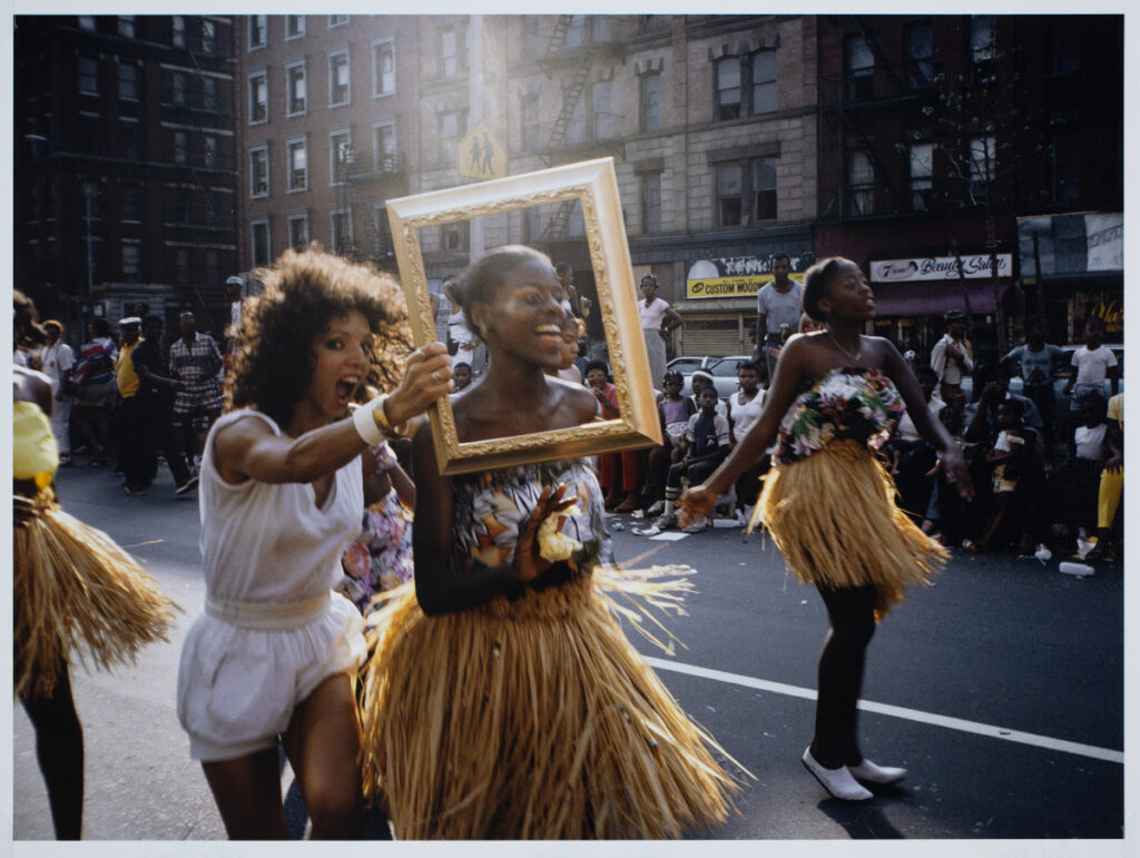 Lorraine O'Grady (American, b. 1934), Art Is...(Dancer in Grass Skirt), 1983 image capture / 2009 print