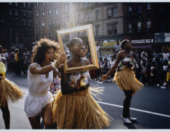 Lorraine O'Grady (American, b. 1934), Art Is...(Dancer in Grass Skirt), 1983 image capture / 2009 print