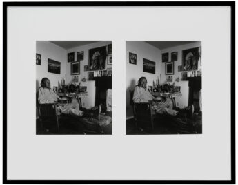 Zig Jackson (Rising Buffalo) (Mandan, Hidatsa, Arikara; American, b. 1957), Two Moons Stoic/Two Moons Smiling: Busby, Montana, 1991 negative / 2007 print