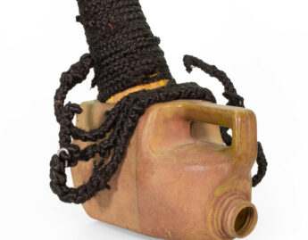 Romuald Hazoumè (Beninois, b. 1962), Kawessi (detail), 2013