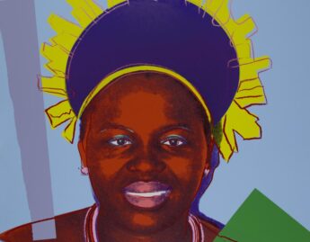 Andy Warhol (American, 1928-1987), Reigning Queens (Royal Edition) (Queen Ntombi) (detail), 1985