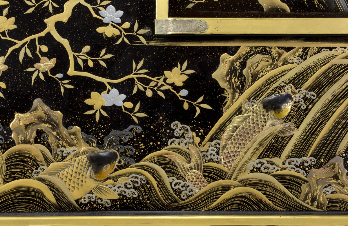 Japanese, Samurai sword dressing box