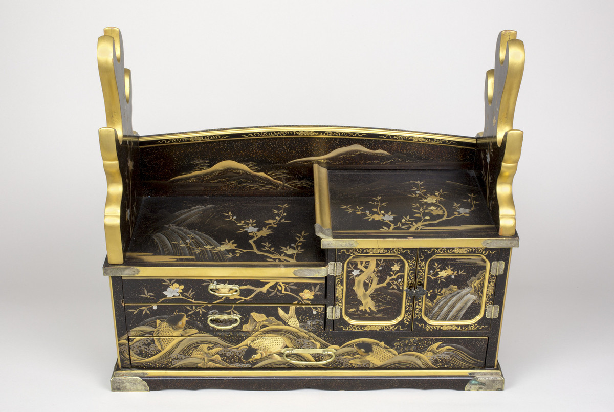 Japanese, Samurai sword dressing box