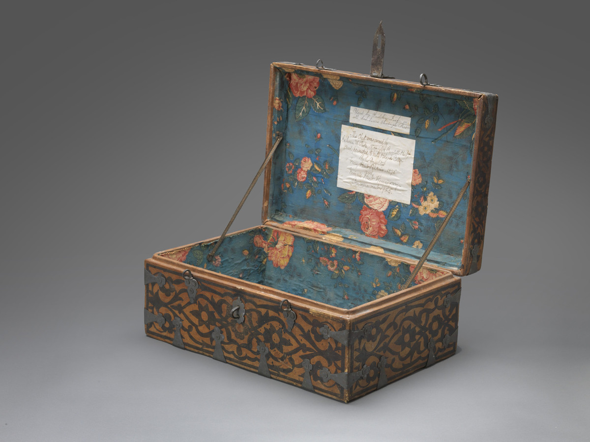 American, Fidelia Fiske's document box
