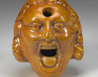 Inkwell depicting Sir Robert Walpole, early 19th century