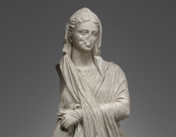Portrait Statue of a Woman, Roman, 1st century B.C.–early 1st century A.D. Marble. Yale University Art Gallery, Yale University Art Gallery