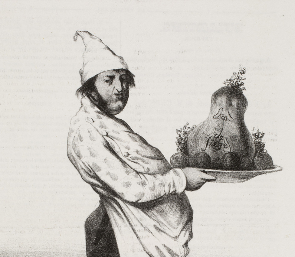 Honore Daumier, Mr. Montaugibet, en patissier-gâte-sauce