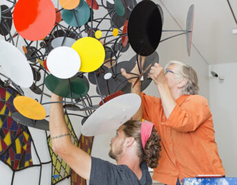 Judy Pfaff installation
