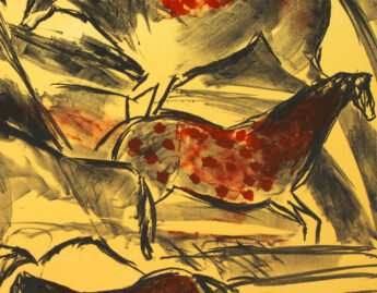 Elaine de Kooning (American, 1920-1989), Untitled, from The Lascaux Series, 1984